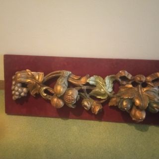 Talla en madera moldura