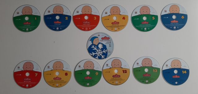 Lote Dvd's Caillou