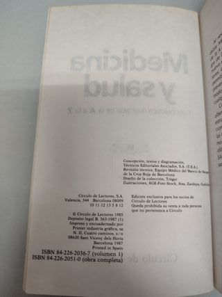 Medicina y Salud Círculo de Lectores