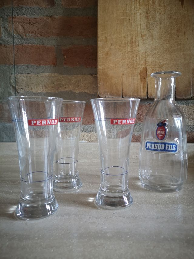 Servizio in vetro Pernod