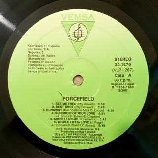 Vinilos FORCEFIELD y WHITESNAKE