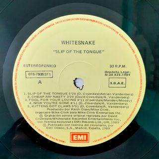 Vinilos FORCEFIELD y WHITESNAKE