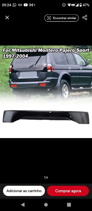 Refletor Mitsubishi Montero / pajero