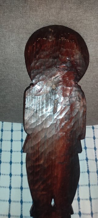 Quijote Sancho madera