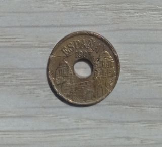 2 Monedas de 25 PESETAS año 1997 MELILLA 1497-1997