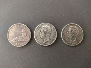 monedas de Duro o 5 pesetas