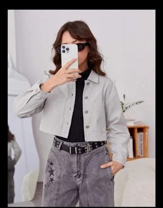 Chaqueta vaquera talla S mujer
