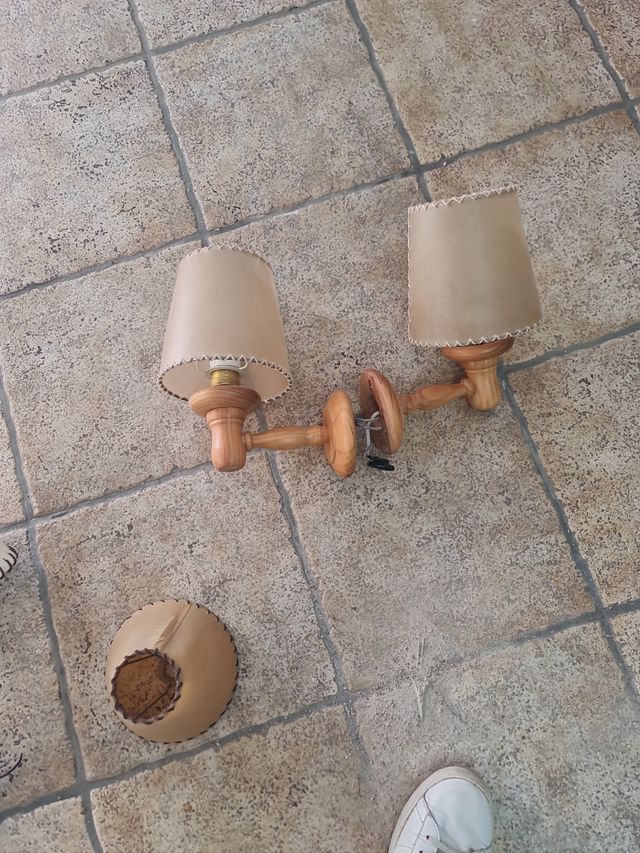 Lámpara de pared pareja