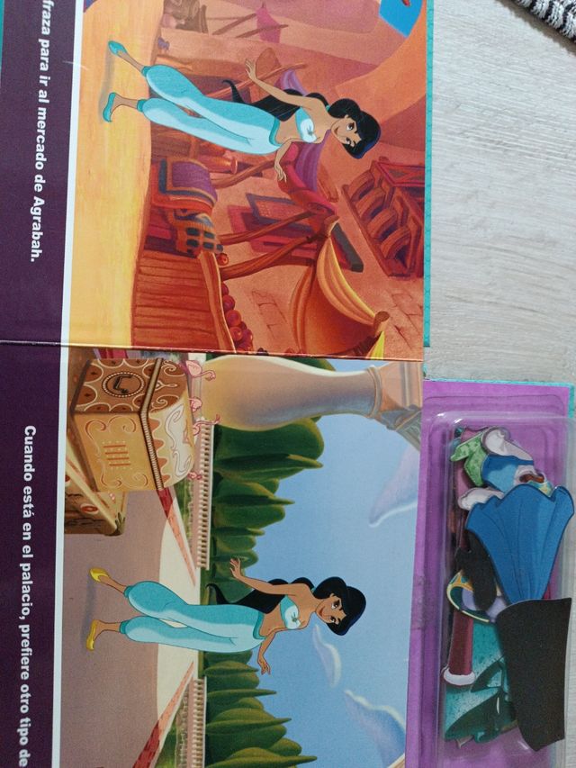Cuento imantado princesas Disney