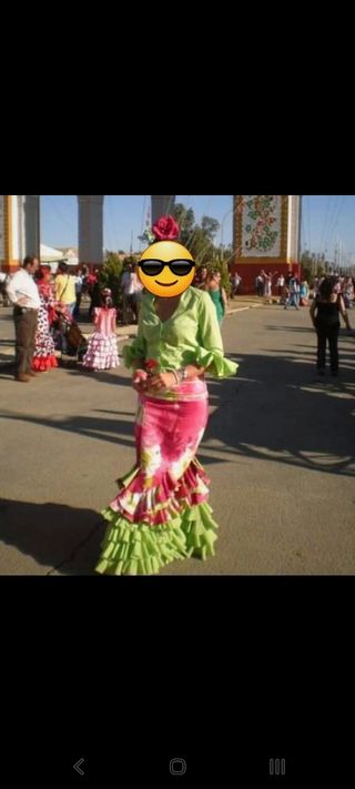 Traje flamenca 3 piezas 38/40