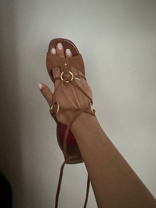 Zapatos sandalia tacon carolina herrera