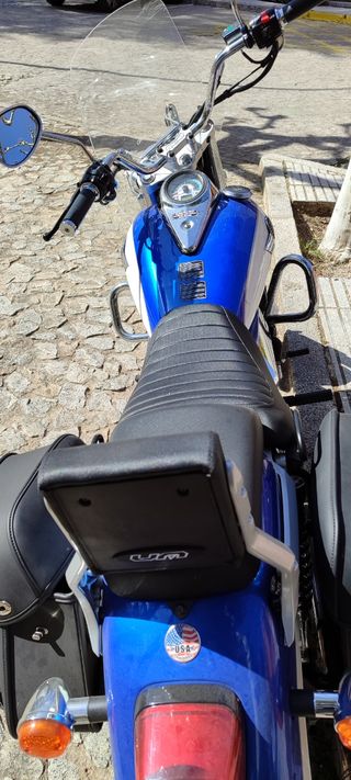 Moto Custom 125 UM renegade commando classic blue