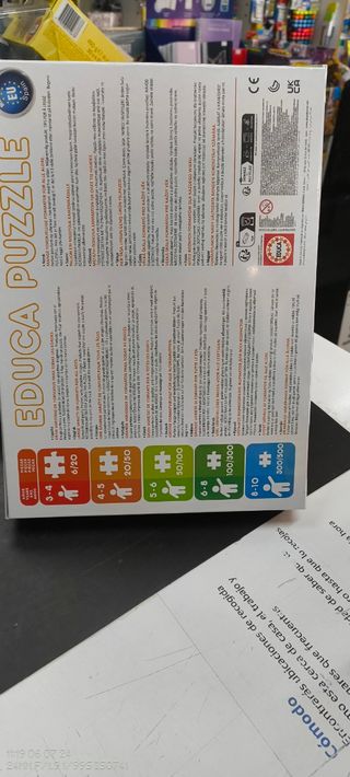 Bluey Madera Puzzle Infantil PUZZLE 4 en 1 Mundo