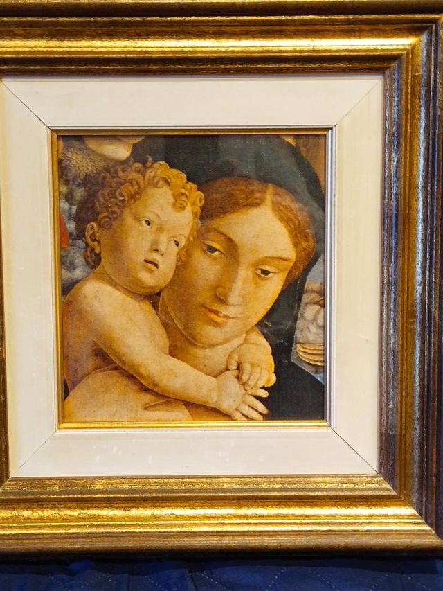 quadro con Madonna e bambino