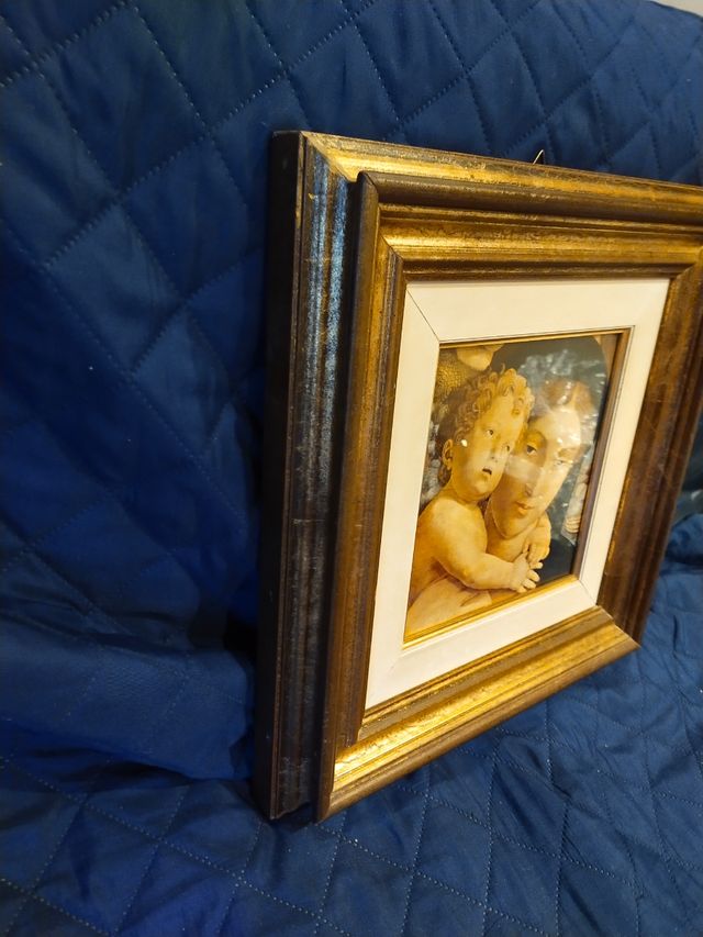 quadro con Madonna e bambino