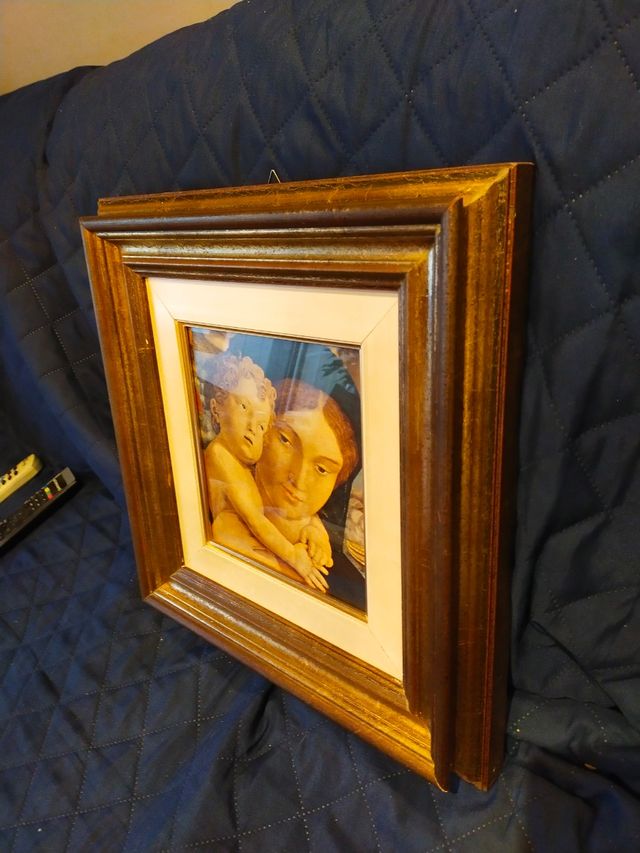 quadro con Madonna e bambino