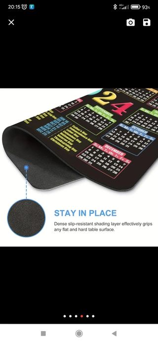 ALFOMBRILLA RATON ANTIDESLIZANTE.