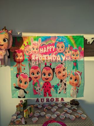 Poster lona bebes llorones