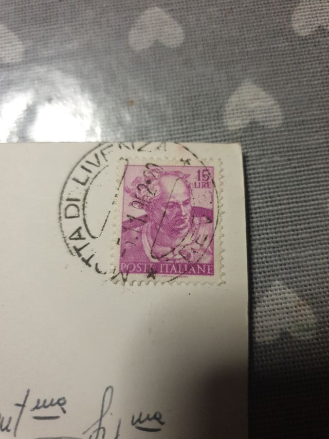 Francobollo 15 lire michelangiolesca