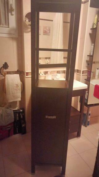 Lote  mueble lavabo+estantería +espejo