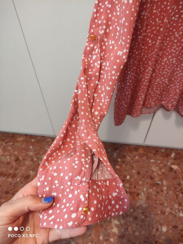 Blusa punteada Lefties rosa