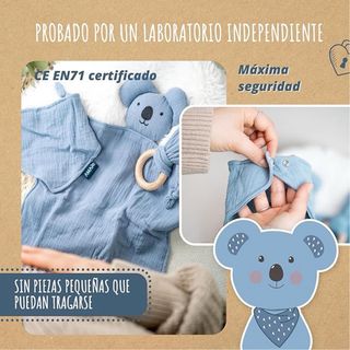 Paño mimos con mordedor y babero SIN ESTRENAR
