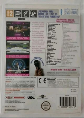 Pack Wii / Wii U 4 Juegos Karaoke + 2 Microfonos