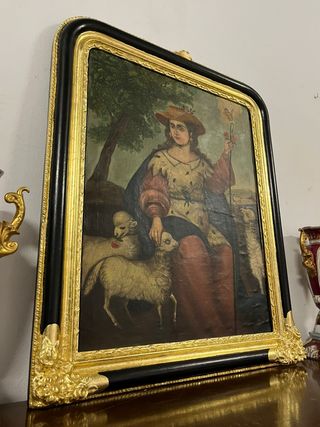 Divina pastora con bonito marco
