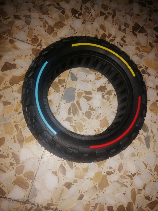 Rueda maciza tacos 10x2,75 smartgyro o similar