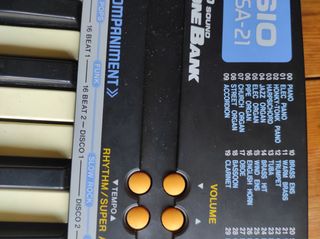 Órgano / teclado Casio SA21