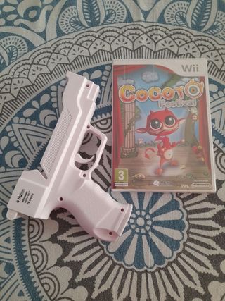 OFERTA"NUEVO"Juego WII-U Cocoto Festival+1Pistola 