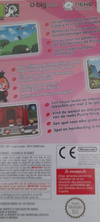 "NUEVO"OFERTA Juego WII-U Pucca+Pistola Gun