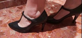 Zapatos piel de vestir negro
