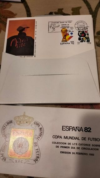 Sellos mundial España 82 . Total 94 sobres