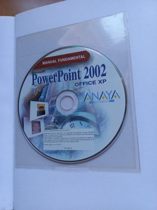 Libro Powerpoint 2002 manual avanzado Anaya