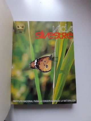 revistas Vida Silvestre año 1985, números 53 a 56