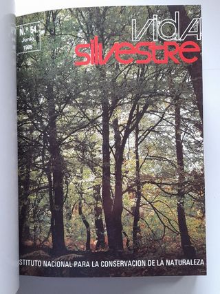 revistas Vida Silvestre año 1985, números 53 a 56