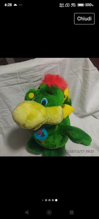 Peluche prezzemolo Gardaland 