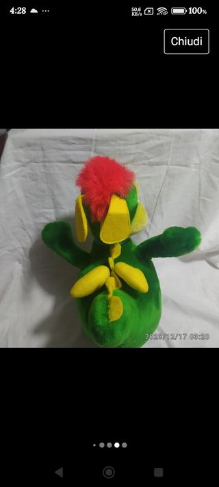 Peluche prezzemolo Gardaland 