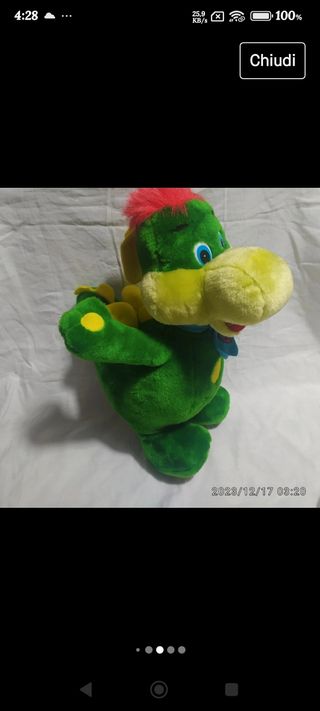 Peluche prezzemolo Gardaland 