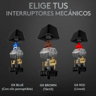 Teclado mecánico Logitech G513 Carbón RGB