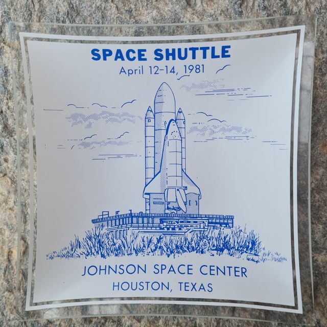 Piattino prima missione Shuttle - 1981