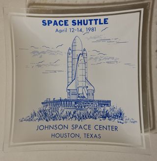Piattino prima missione Shuttle - 1981