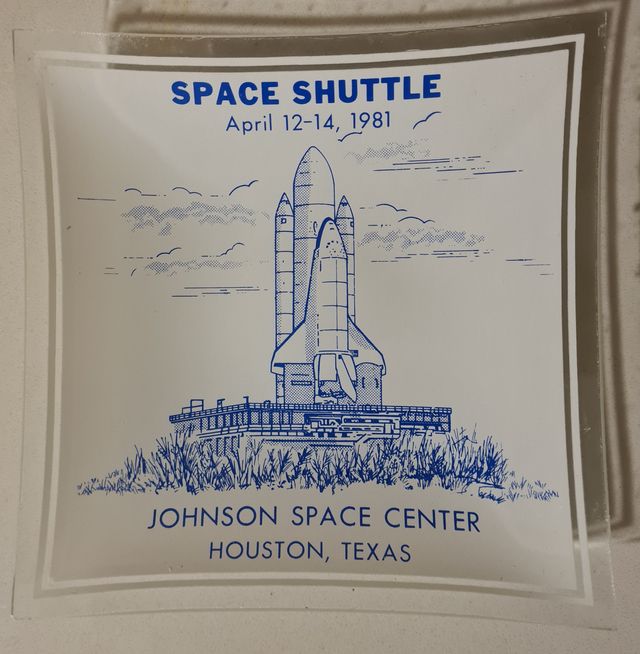 Piattino prima missione Shuttle - 1981