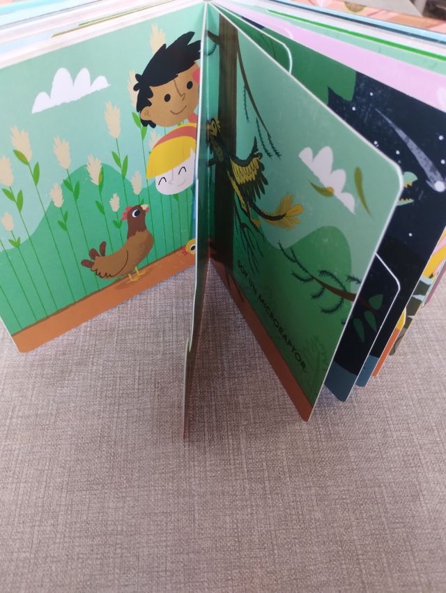 Libro dinosaurios en bloque 