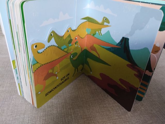 Libro dinosaurios en bloque 