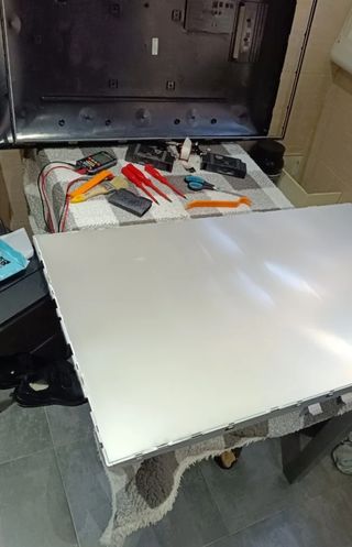 Reparación Smart TV se oye pero no se ve tiras led