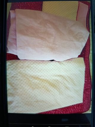 Juego de sábanas 90*190 tonos rosas morados