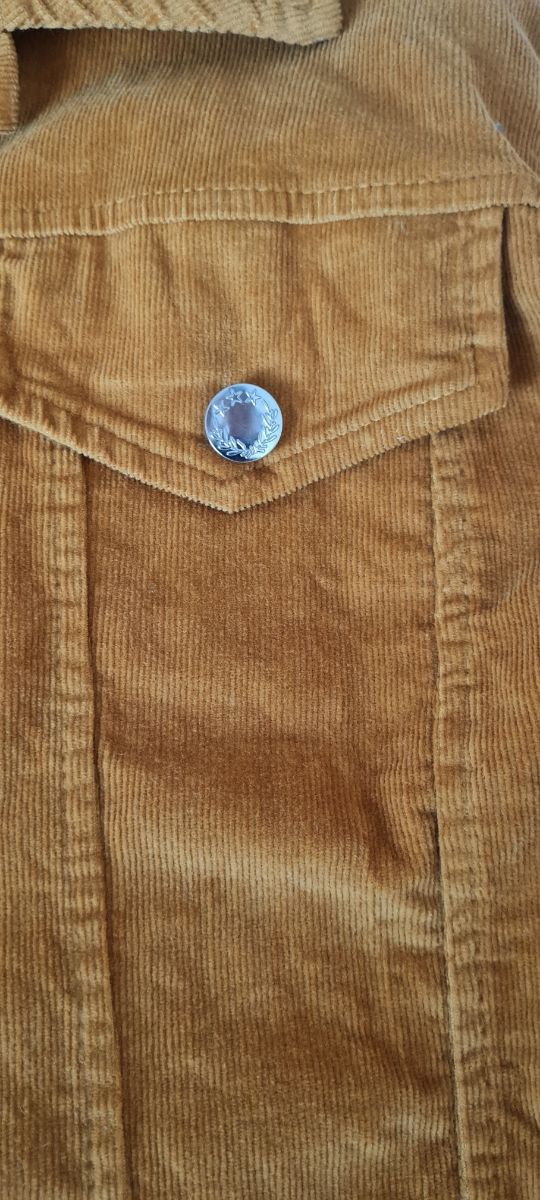 CAZADORA PANA COLOR MOSTAZA