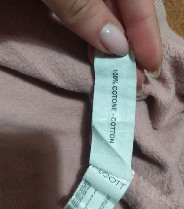 Felpa Alcott. 100% cotone